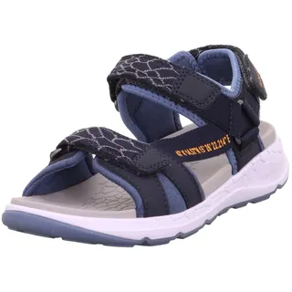 superfit Sandale, - Orange,Dunkelblau,Hellblau - 27