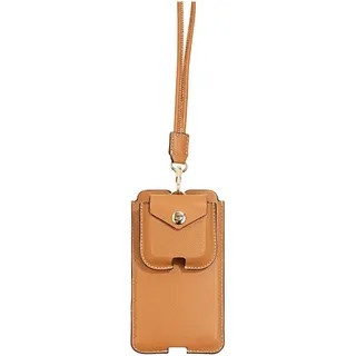 ESPRIT Leder Handytasche Brooke Phone Bag Rust Brown braun - Braun