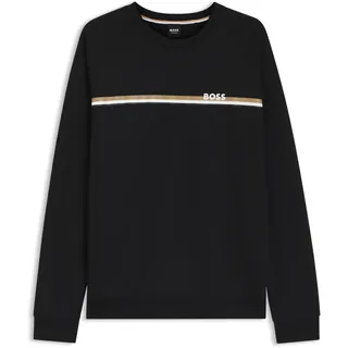 BOSS Sweatshirt »Authentic«, aus Baumwoll-Terry mit Streifen und Logo
