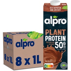 Bild Proteindrink Soja Schokolade 8x1L | 100% pflanzlich | laktosefrei | zuckerarm | reich an pflanzlichem Protein