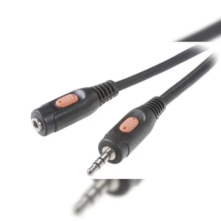 SpeaKa Professional Klinke Audio Verlängerungskabel 1x Klinkenstecker 3,5mm - 1x Klinkenbuchse 3,5mm 1000,00m (SP-7870228)
