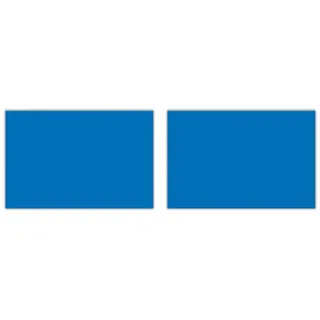 ALMACENESADAN, 5023, Party- und Geburtstagspack; bestehend aus 2 Tischdecken für Partys, 120 x 180 cm, Blau, Blau