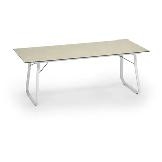 Weishäupl Ahoi Tisch HPL-Platte Aluminiumgestell pulverbeschichtet 200x90 cm