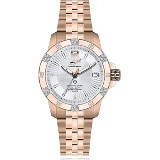CHRIS BENZ - Taucheruhr-Armbanduhr - DIAMOND DIVER Gold Rock Beach - CB-DD200-SIR-MBJ