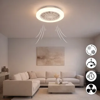 Hanseatic DLVO69222RS 38 cm Deckenventilator Weiß