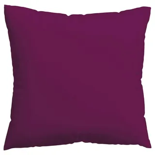 schlafgut Woven Satin Kissenbezug 80x80 cm | purple-deep - lila