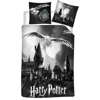 Harry Potter Flanell Wende Bettwäsche Hogwarts 2tlg 135 x 200 cm