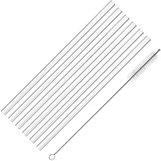 Westmark Trinkhalme Glas 15 cm 6 St. Transparent
