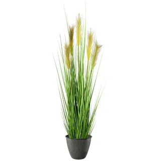 Dekogras , Grün , Kunststoff , 110 cm , Dekoration, Blumen & Blumentöpfe, Dekogras