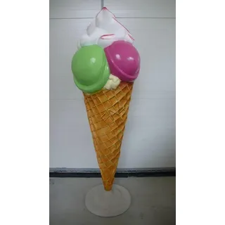 XXL Eis Diele Werbung Aufsteller Figur  Garten Dekoration Deko Deko Laden B363