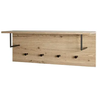 Haku-Möbel Wandgarderobe HAKU Möbel Eiche hell