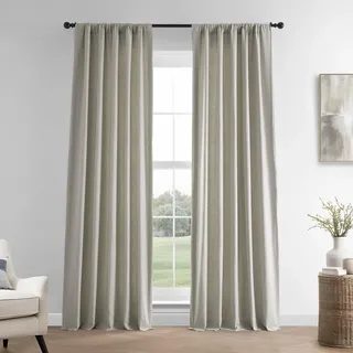 halben Preis Drapes ln-xs1702 Französischer Leinen, Vorhang, 50 x 108, Fresh Khaki