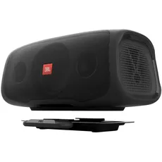 JBL BASSPRO Go Plus mit Heimladegerät - 2 in 1: Aktiv Subwoofer Auto und 200 Watt Bluetooth Lautsprecher Box Einsetzbar im Auto & zu Hause, Black