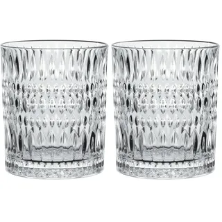 Nachtmann Gläser Set 294 ml, 4 Stück, Ethno, 104251, Trinkgläser aus Kristallglas, Wassergläser spülmaschinenfest (Packung mit 2)