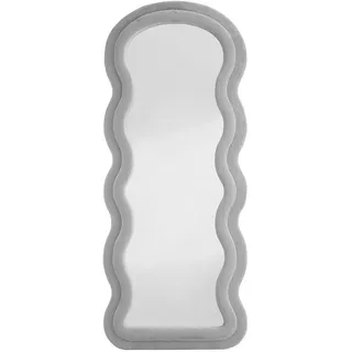 Livetastic Standspiegel , Hellgrau , Glas, Holzwerkstoff, Fell , organisch , 70x170x3 cm , in verschiedenen Größen erhältlich, Ganzkörperspiegel , Garderobe, Garderobenspiegel