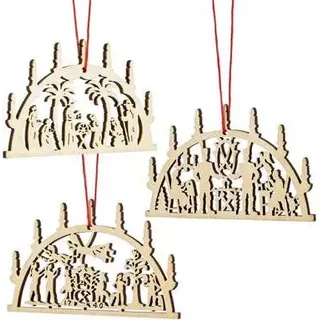 3er-Set Holz-Anhänger »Schwibbogen«