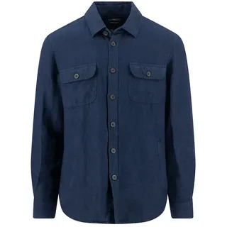 Fynch Hatton 16038504 Langarmhemd - Navy - M