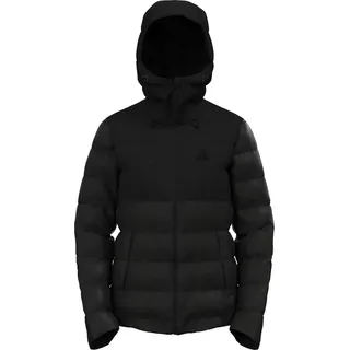 Odlo Winter-Daunenjacke Severin N-thermic Recycled Down Hooded (wasserabweisend, winddicht, atmungsaktiv) schwarz Damen