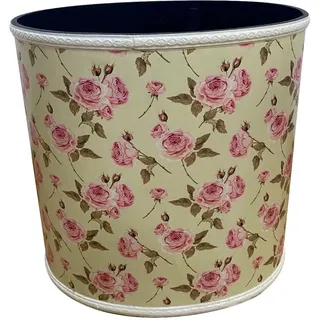 Ambiente Haus Übertopf »Rosen Papierkorb 30cm«, bunt