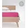 Spannbettlaken Mako-Satin 160 x 200 cm cassis