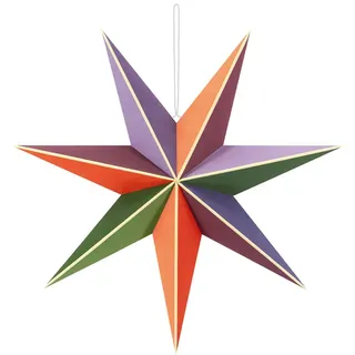 REMEMBER farbenfrohe leuchtende Papiersterne