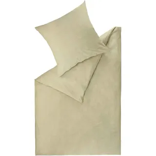 Esprit Harp unifarben Baumwolle Beige 155 x 220 cm + 40 x 80 cm/80 x 80 cm