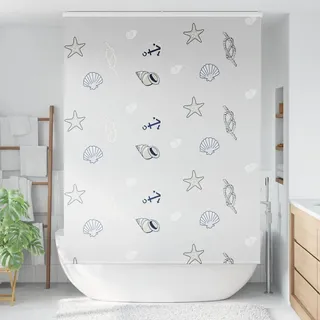 vidaXL Duschrollo mit Kassette 150x240 cm Stoffbreite 146 cm