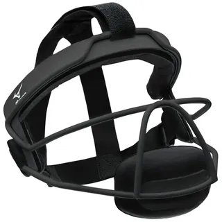 Mizuno Unisex-Erwachsene Softball-Fielder-Gesichtsmaske, Schwarz, X-Large