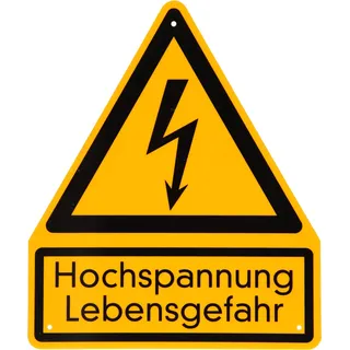 KS Tools Warnschild Hochspannung, Lebensgefahr