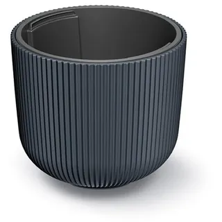 Prosperplast Milly Blumentopf 29,8 x 25,7 cm Anthrazit – moderner Kunststoff-Pflanztopf, leicht & robust, pflegeleicht, für Innen & Außen