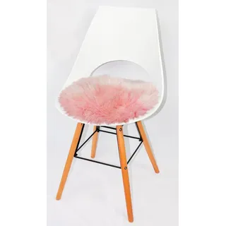 Heitmann-Felle Lamm Sitzkissen Ø 45 cm Rosa