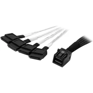 Startech Mini SAS to SATA - SFF-8643 to 4x SATA - SATA / SAS cable - 1 m