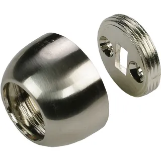 LIEDECO Innenlaufgarnitur France 2-läufig Ø 20 mm 240 cm Silber