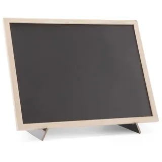 HENDI Kreidetafel, Blackboard, Schiefertafel, Memoboard, mit Ständer, Holzrahmen, 300x400mm, Holz