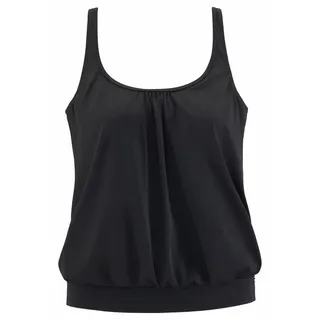 LASCANA Tankini-Top »Italy« in Oversize-Form, schwarz,