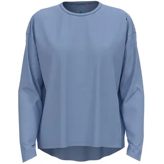Odlo Crew Active 365 Natural Langarm-t-shirt - Blue Heron Melange - L