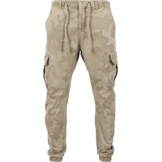 URBAN CLASSICS Camo Cargo Jogging Pants Sand Camo 40