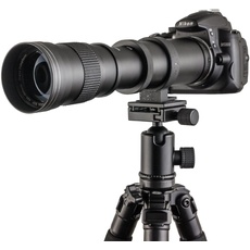 Fotga 420-800mm f/8.3-16 Super Tele Zoom Objektiv Teleobjektiv Zoomobjektiv Vario-Objektiv Lens für Canon EOS 1D, 5D, 6D, 7D, 10D, 20D, 30D, 40D, 50D, 60D, 100D, 300D, 350D, 400D, 450D, 500D, 550D, 600D, 700D, 1000D, 1100D, 1200D und mehr DSLR/SLR Kamera
