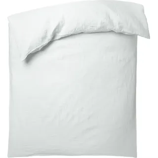 Zoeppritz Leinen-Bettdeckenbezug Stay Farbe white Größe 155x220 - Weiß