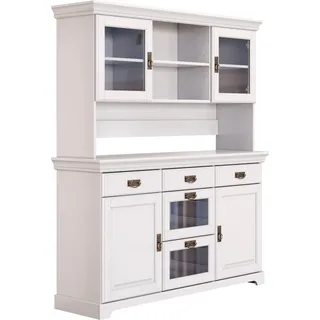Home affaire Buffet »Rügen« FSC® zertifiziertes Massivholz, im Landhausstil, weiß
