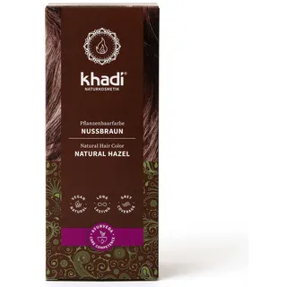 Khadi Pflanzenhaarfarbe nussbraun 100 g