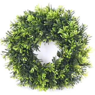 Dekokranz Ø 28 cm Grün-Creme