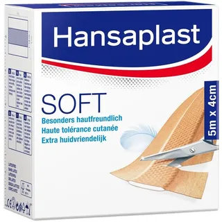 BEIERSDORF Hansaplast Soft Wundpflaster 5 m x 4 cm 1 St.