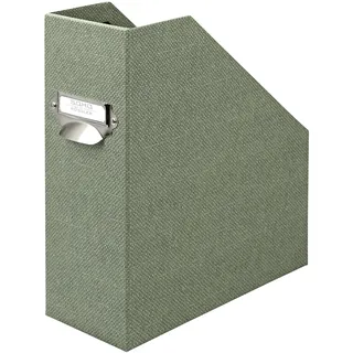 RÖSSLER SOHO Stehsammler A4 | Stehsammler Pappe aus stabilem Karton | Büro Organizer | Schreibtisch Organizer | Zeitschriftenhalter | 315 x 260 x 115 mm | 1 Stück | Farbe: Grün | Salbei