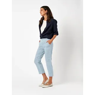 TONI 3/4-Hose mit Stretch, blau bleached
