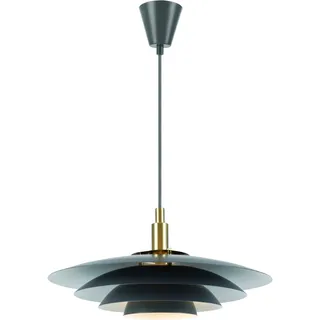 Nordlux Pendelleuchte »Bretagne« G9 1 Stk. Skandinavische klare und weiche Linien, Kupfereffekt, stabiles Gehäuse, grau