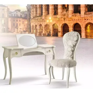 Schlafzimmer Schminktisch Konsolen Klassisch JVmoebel - Weiß