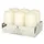 Stumpenkerze 12 cm creme 6 St.