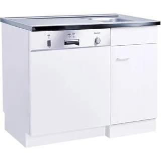 kochstation Spülenschrank KS-Elster 100 x 60 x 85 cm Weiß