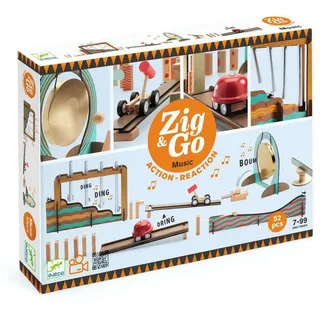 Djeco Zig & Go Domino Kugelbahn 52 Teile